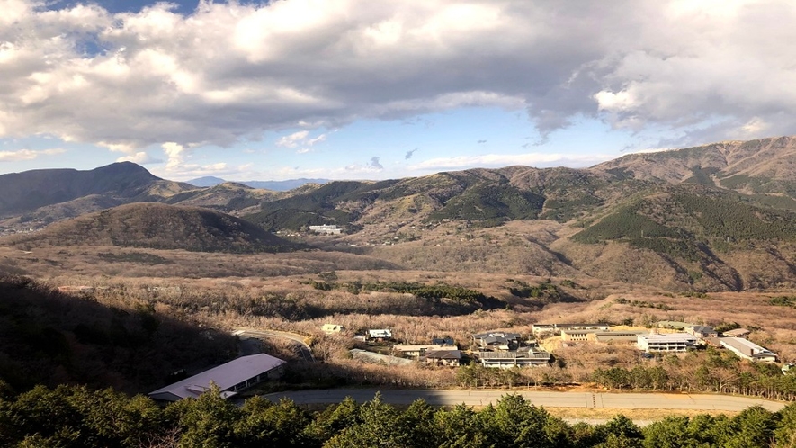 ロープウェイからの風景