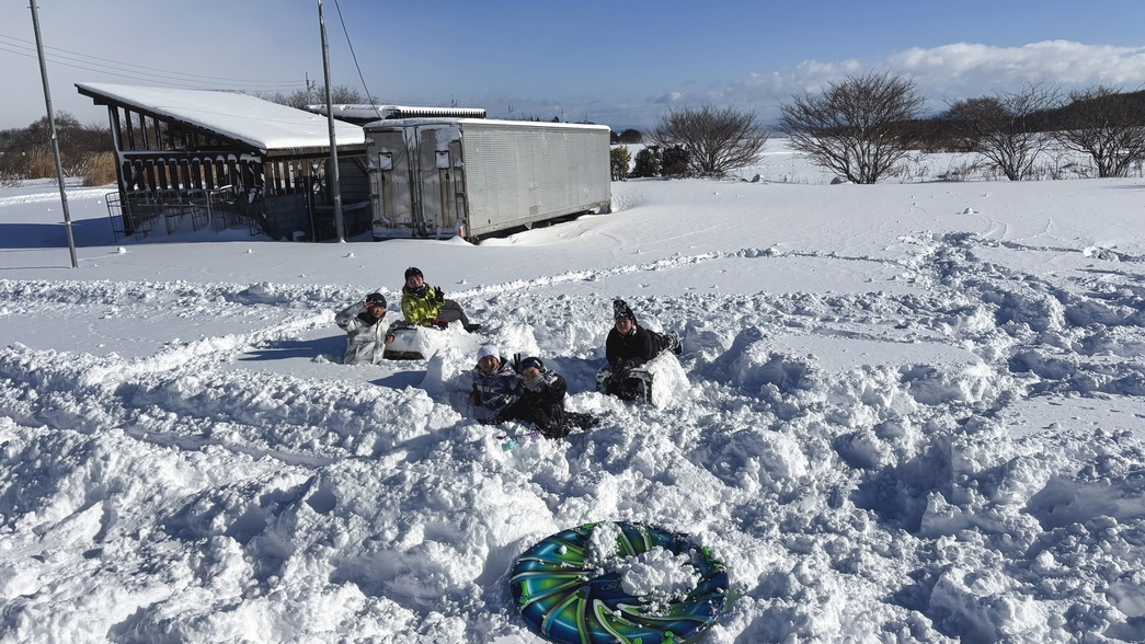 【冬季限定】雪上でバナナボート・スノーチューブアクティビティを体感★【素泊まり】