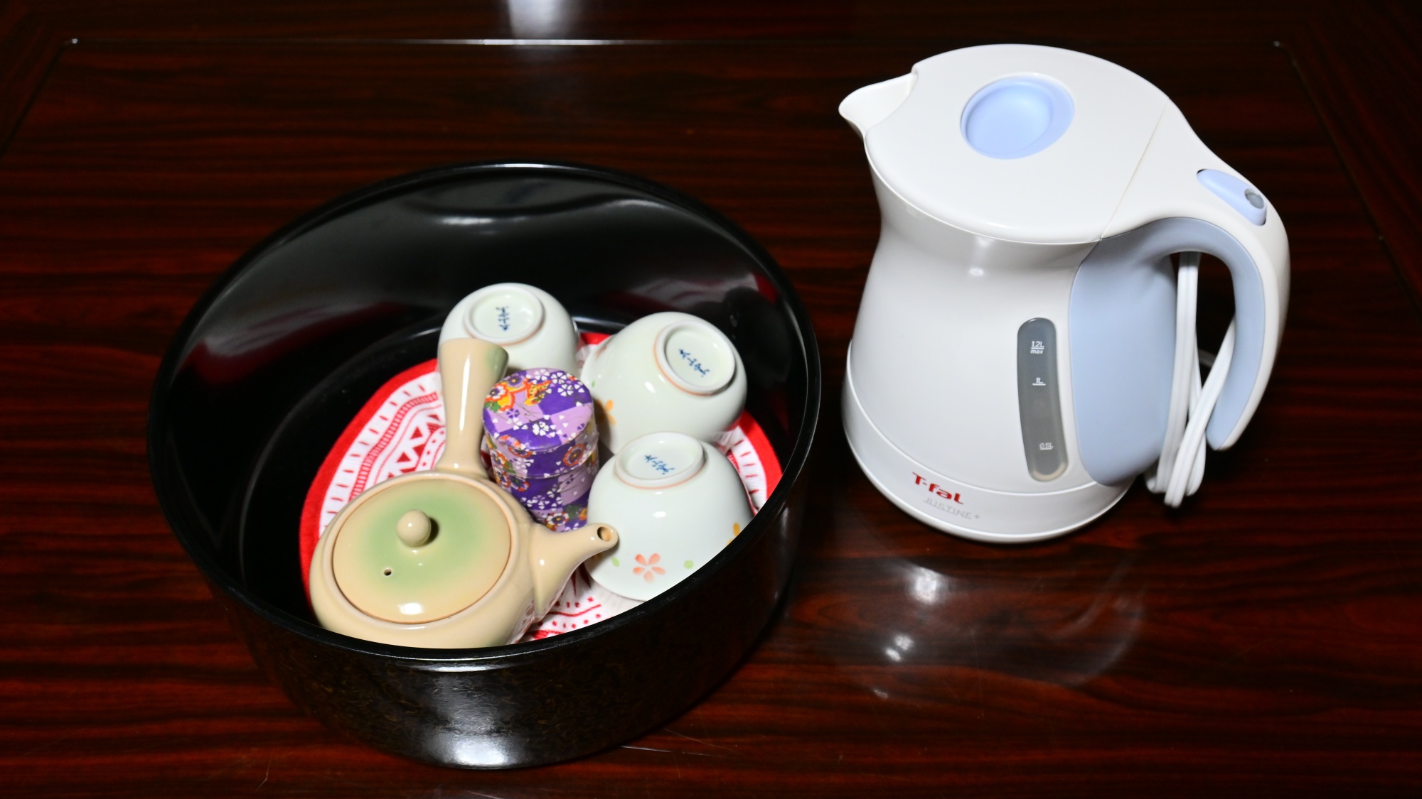 *【お茶セット】お部屋についたらお茶を飲んでひと休み♪