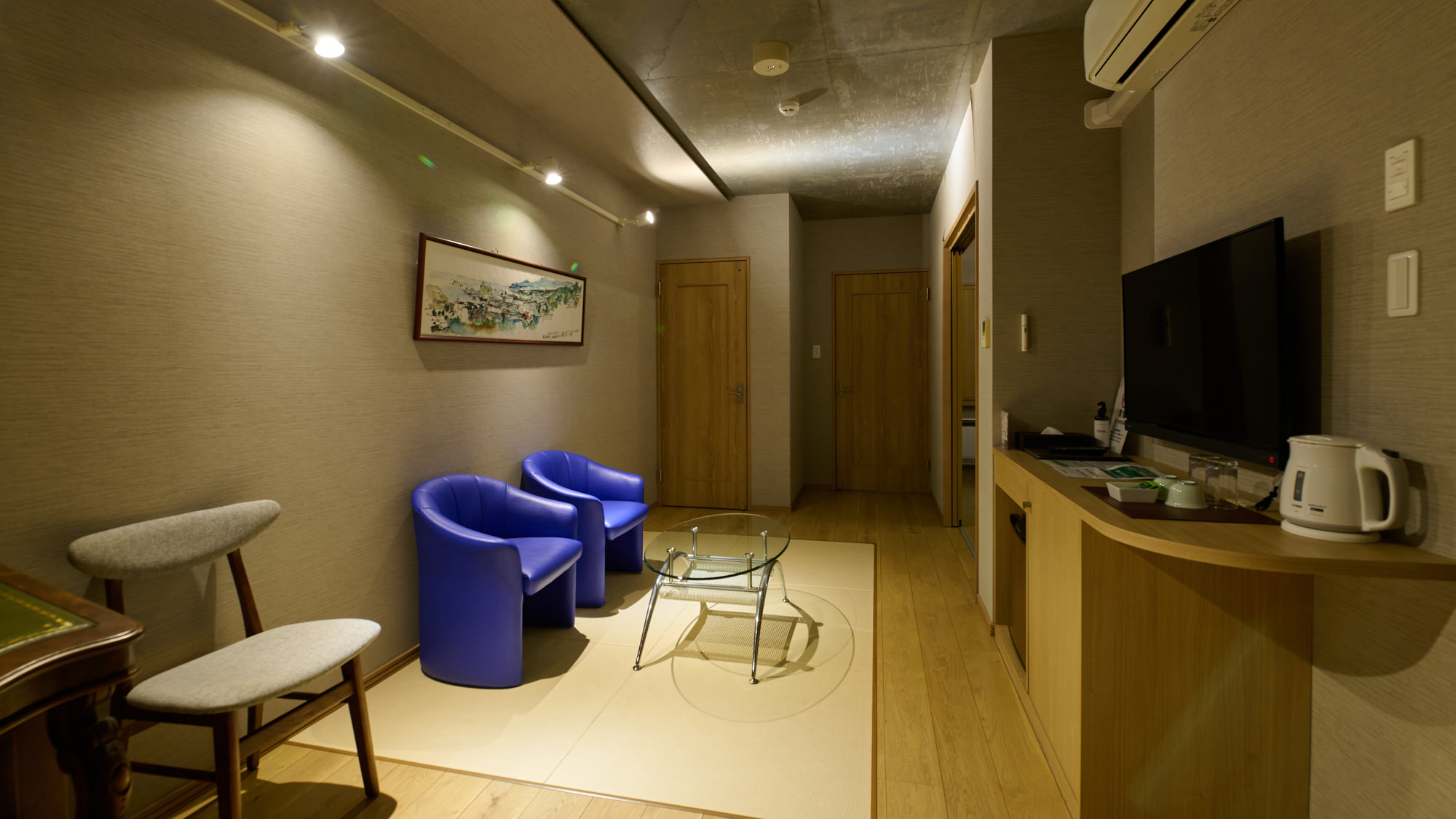 リビングツイン（セミダブル2台）