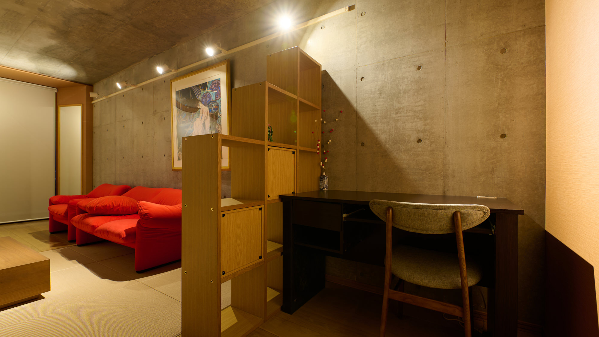 リビングスイート（セミダブル3台）