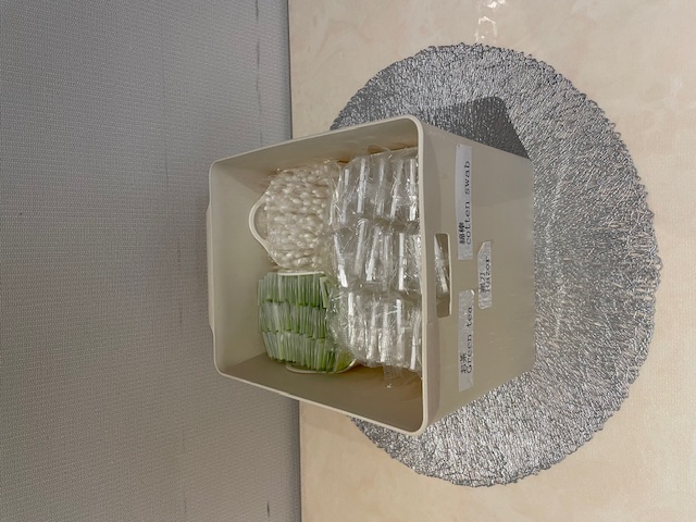 カミソリ・綿棒・緑茶