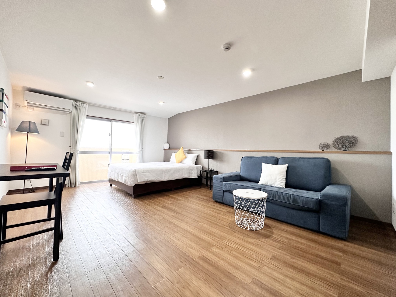 【４F禁煙】広々オーシャンビューダブル｜洗濯機＆ガス乾燥完備