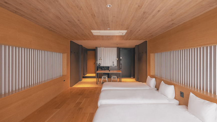 【デラックス】みんなで枕を並べて眠れる、グループ旅にもおすすめのお部屋。