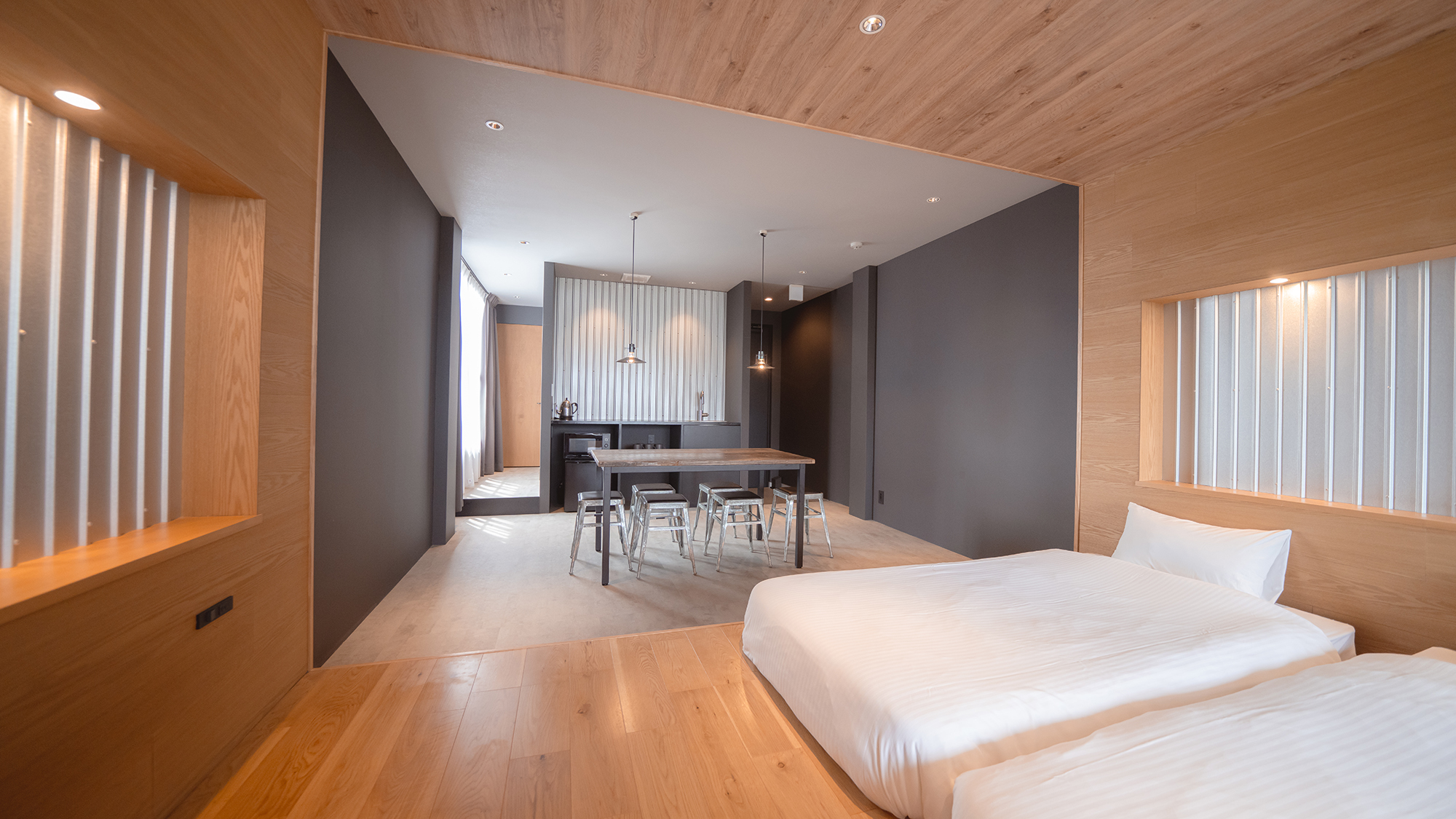 【デラックス】みんなで枕を並べて眠れる、グループ旅にもおすすめのお部屋。