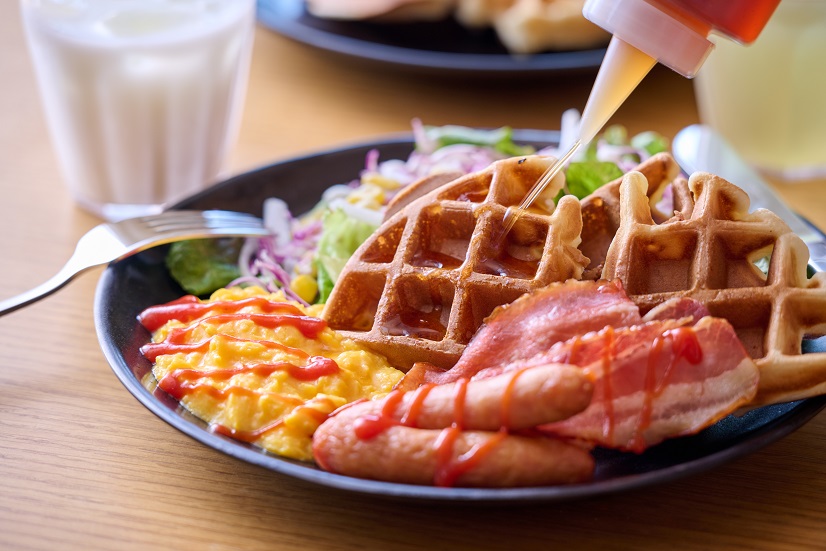 朝食ビュッフェ
