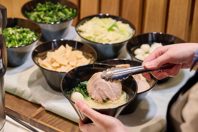 朝食ビュッフェ