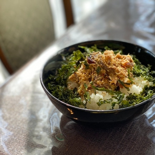 寒い冬の朝にぴったり♪～伊豆のお茶漬け朝食