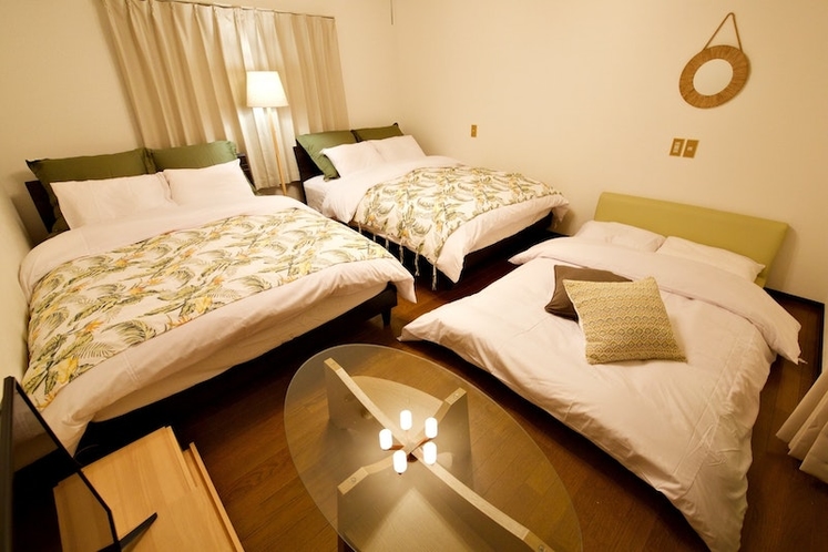 Bedroom-3 double beds-