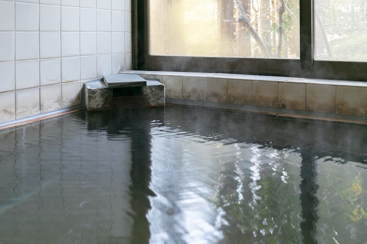 100% pure hot spring continuously flow from the so