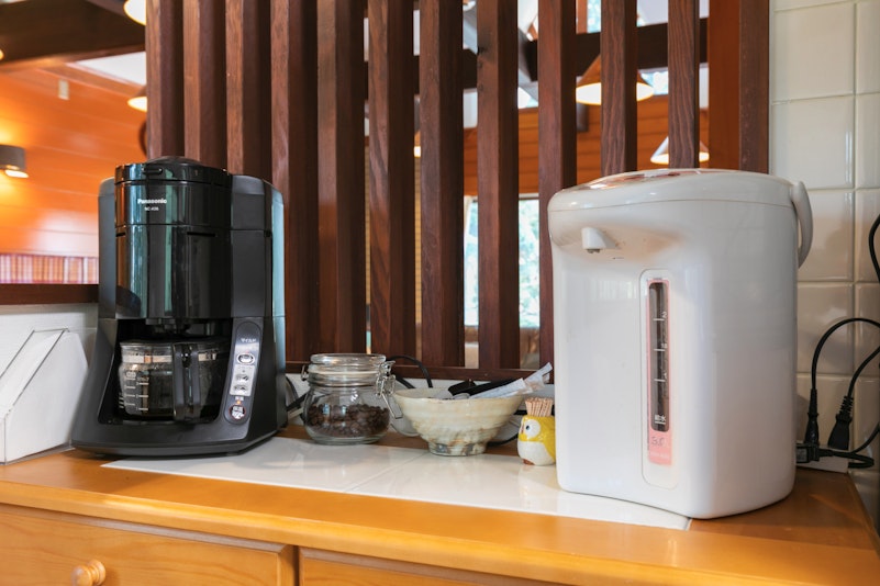 Coffee machine is available.