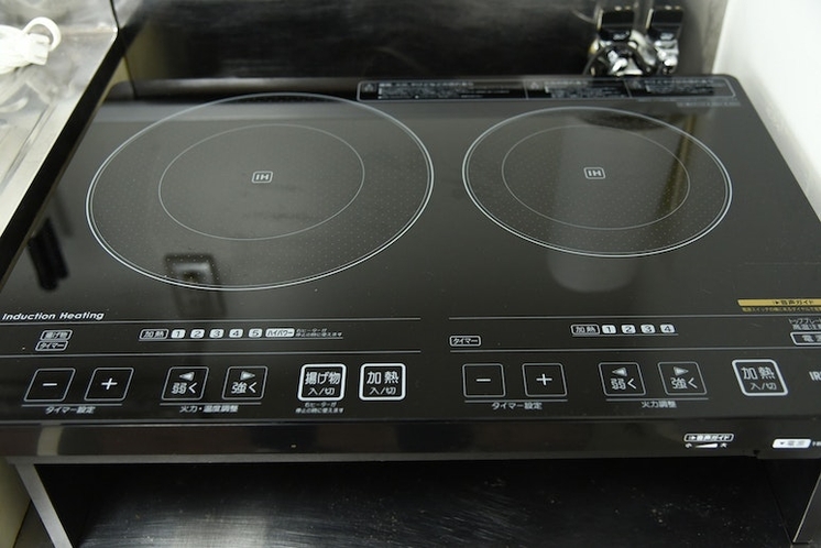 Induction cooker for 2 pans IHヒーター