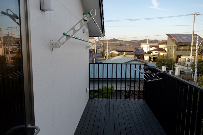 ベランダ 洗濯干場