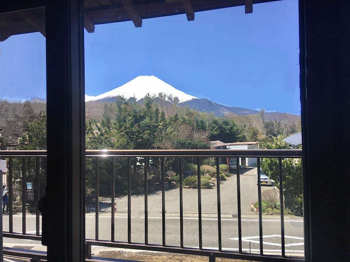 お部屋の窓から、富士山が望める素晴らしいロケーション