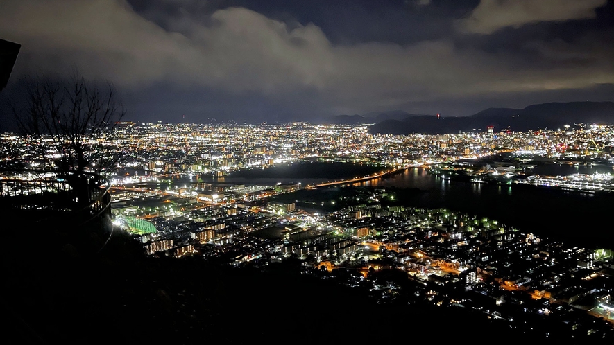 屋島からの景観　高松市内の夜景