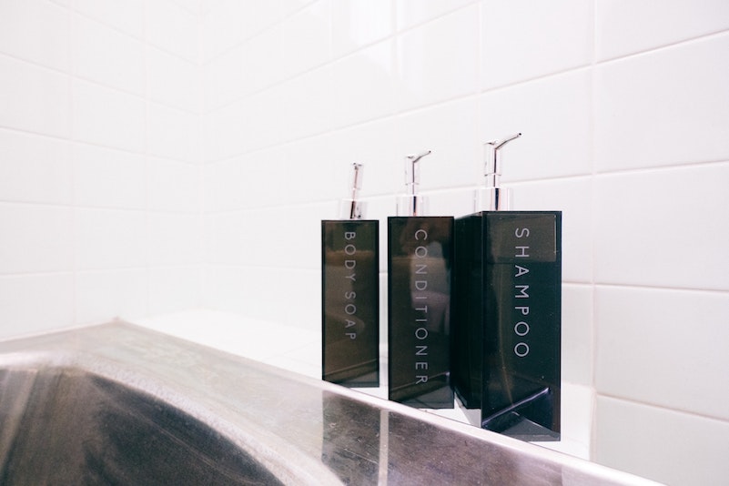 シャンプー、ボディーソープ、コンディショナーあり