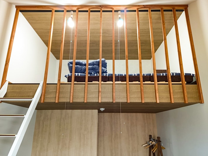 ・【ロフト付き4人部屋】ご家族やグループでのご利用にもおすすめ