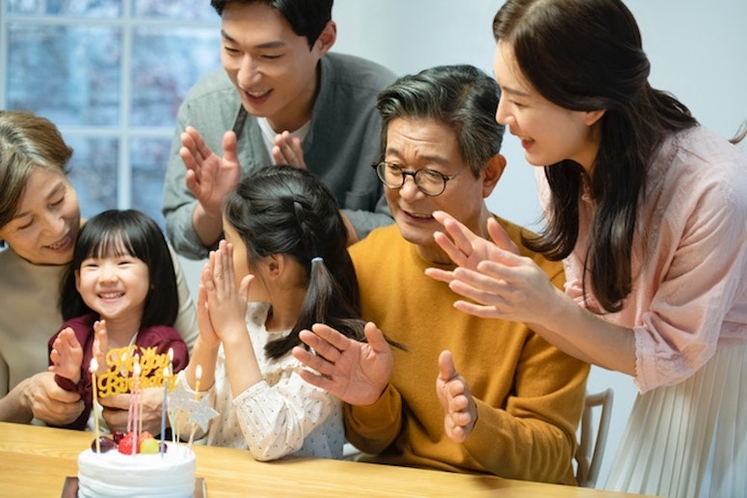 家族でお祝い会