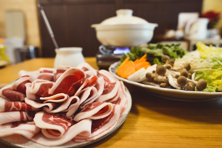 地元産のものがたくさん食べられます