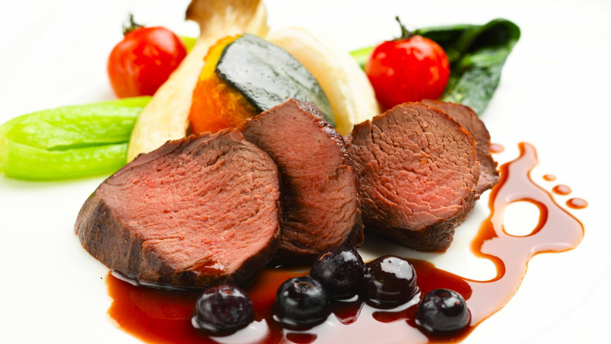 【在庫限定】エゾシカのロースト＋旬のオードブル★希少ジビエ＜席数限定＞【ミニフレンチ＆ビュッフェ】