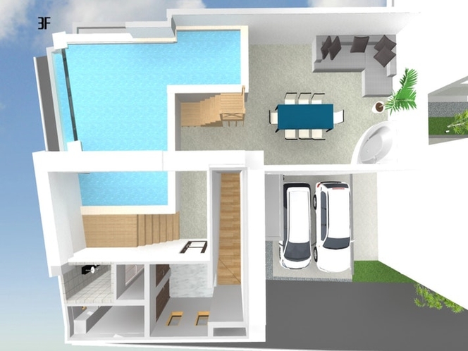 3F間取り 3F floor plan