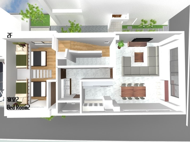 2F間取り 2F floor plan