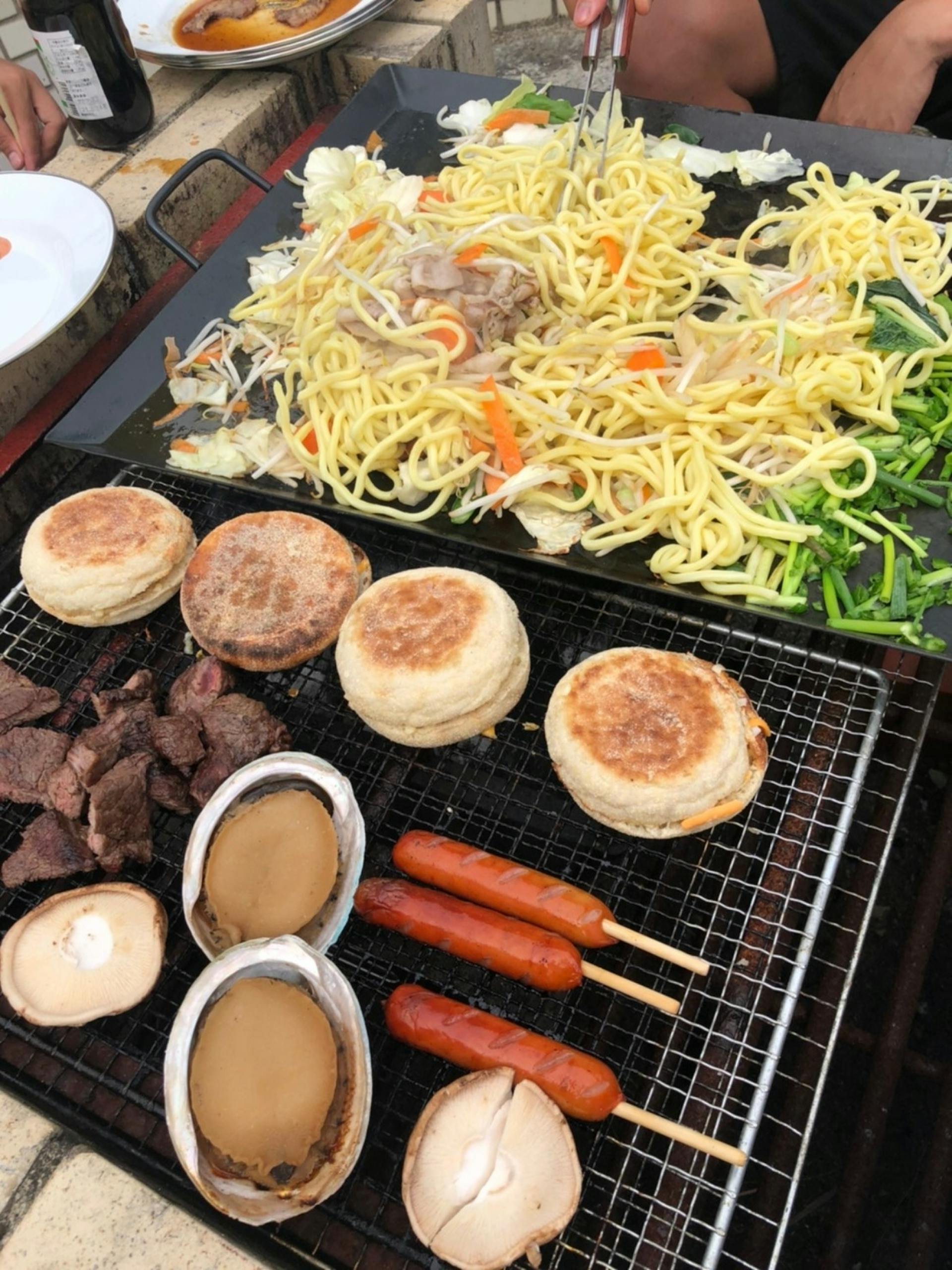 好みの食材でBBQ