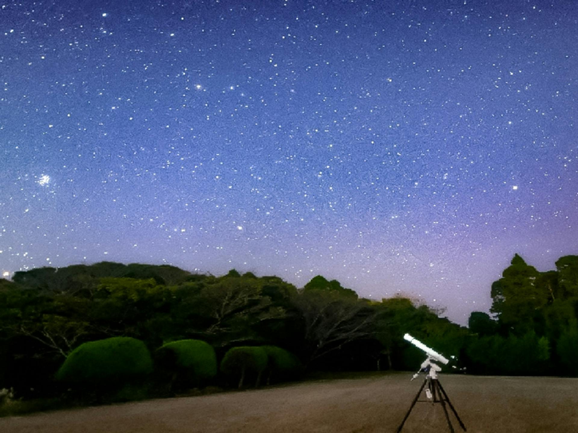 ・当荘からは星がきれいに見えます