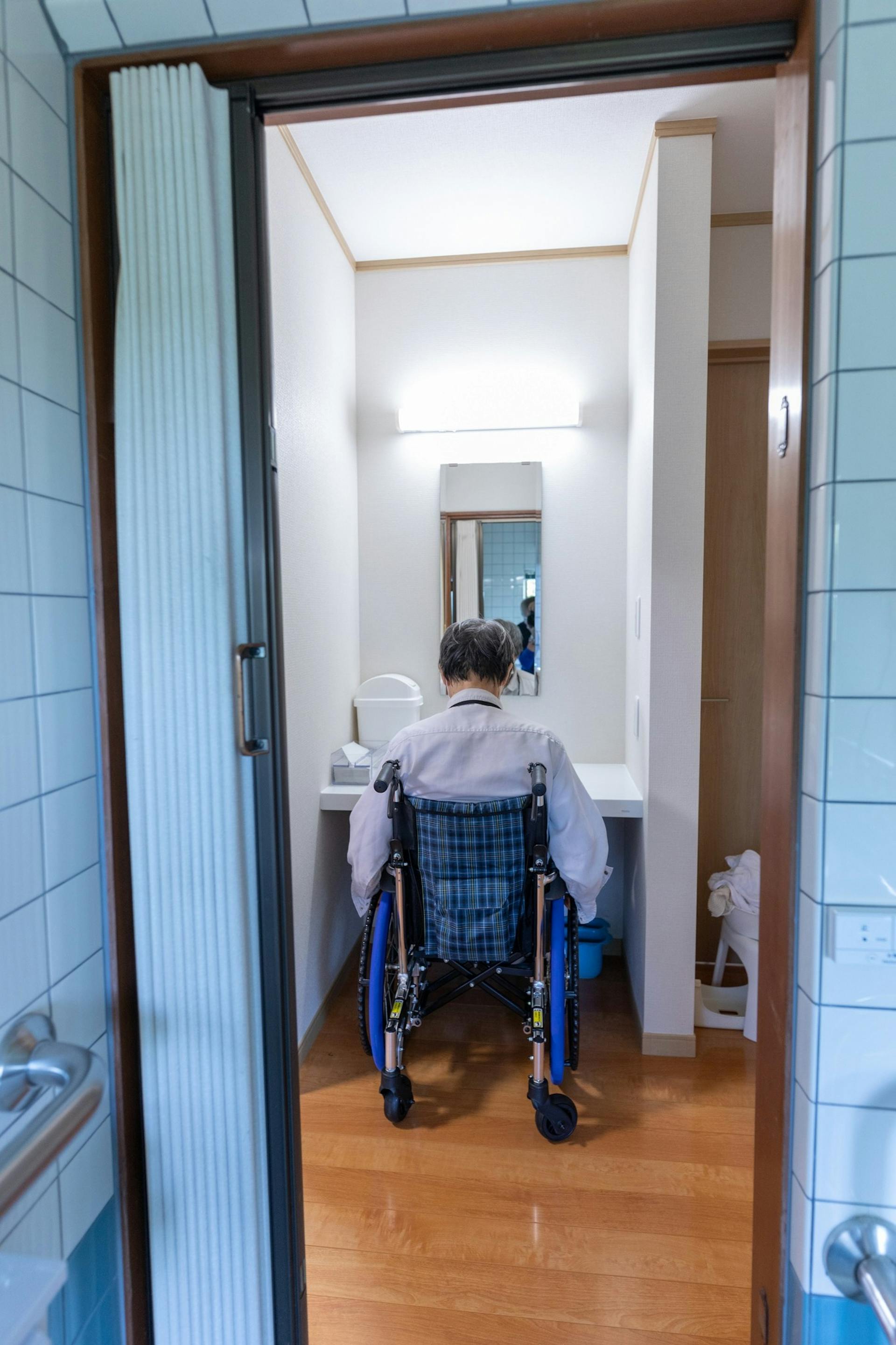 バリアフリー 洗面所にて