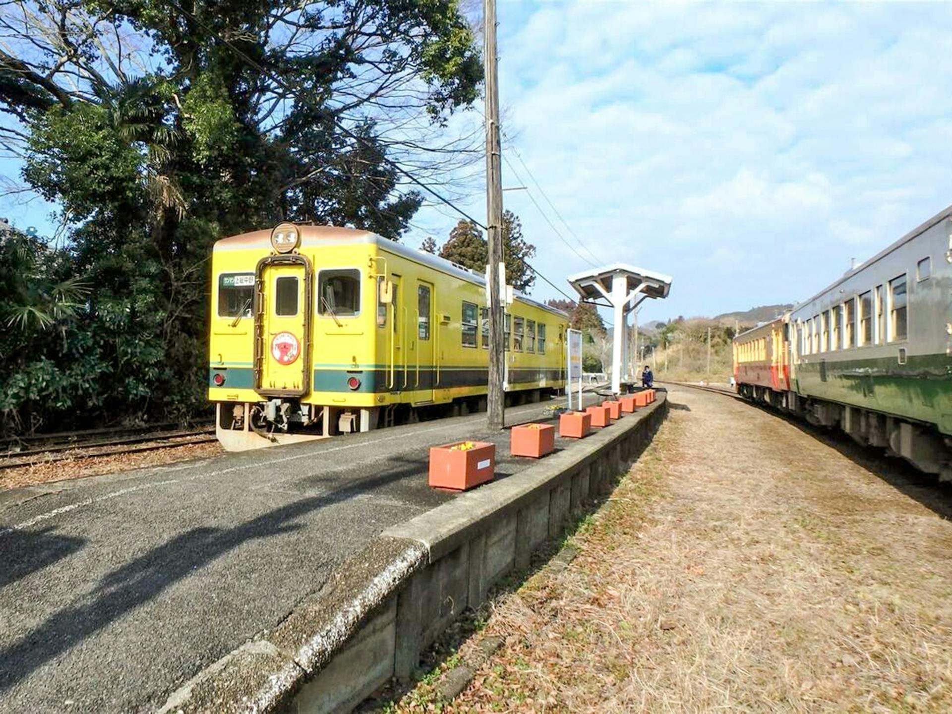 ・いすみ鉄道　上総中野駅まで車で30分
