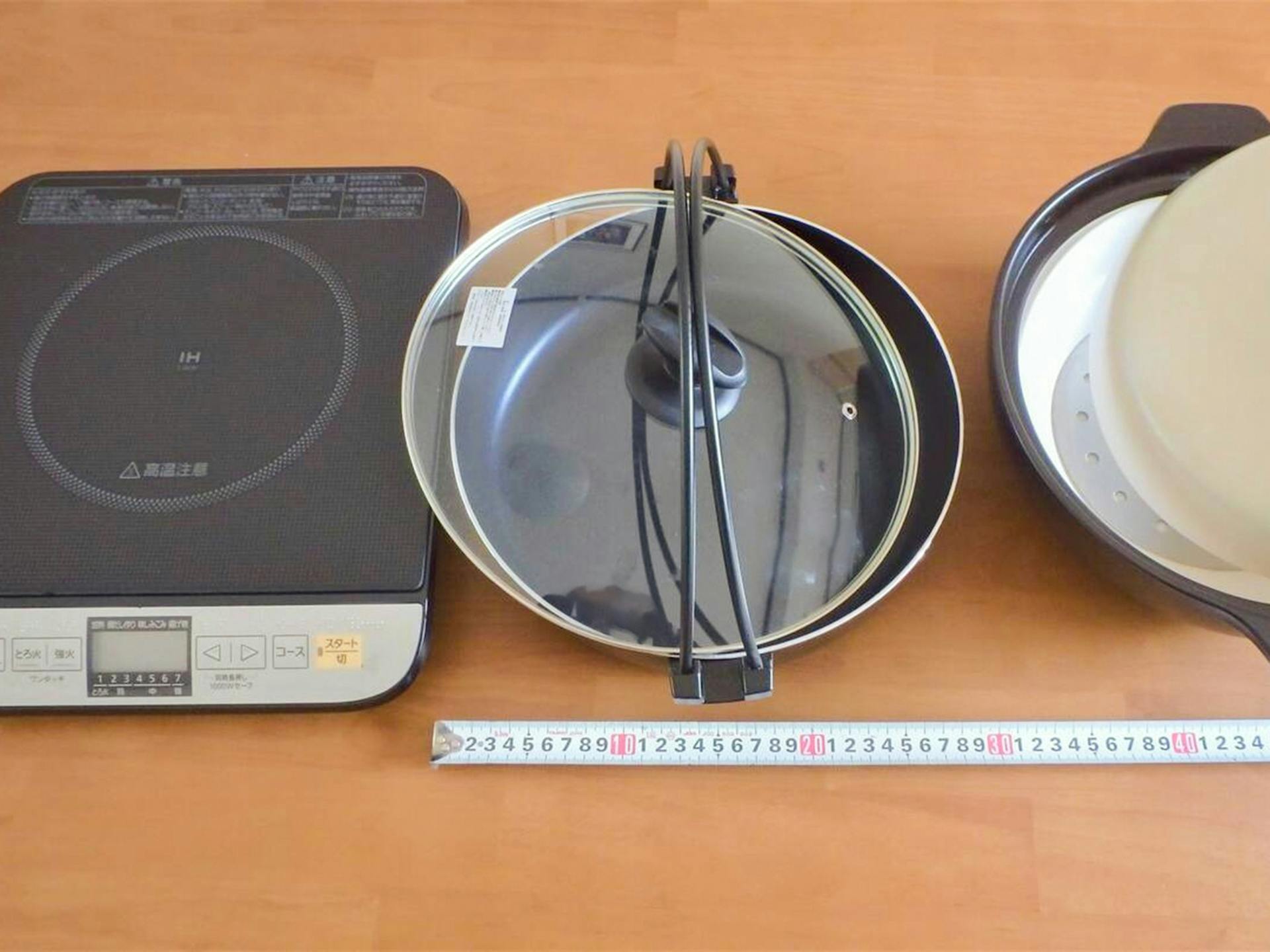 ・IHや大きいお鍋をご用意しています