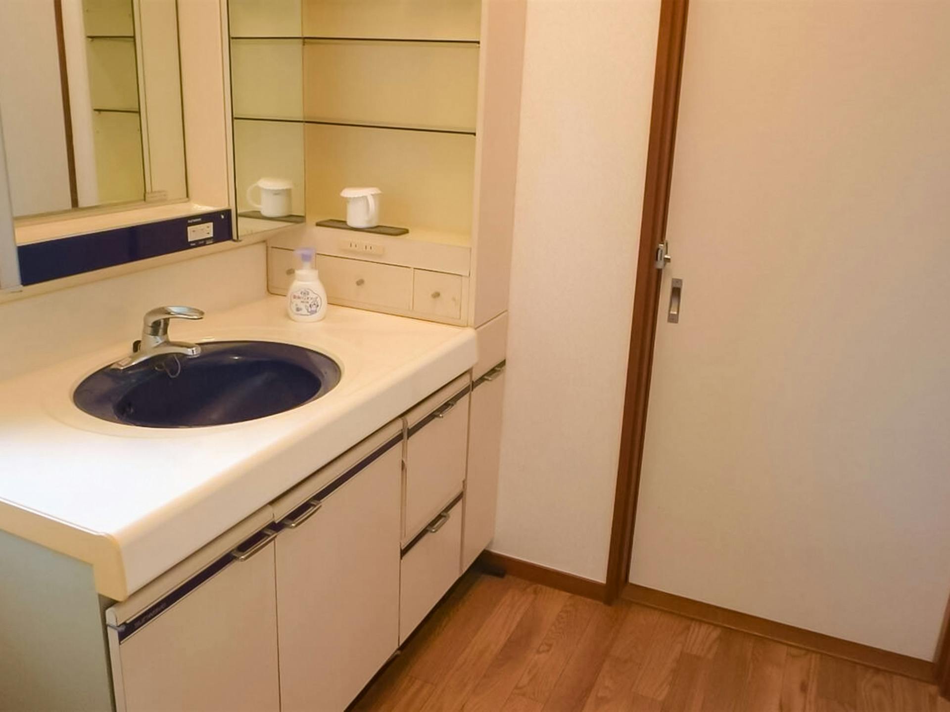 ・洗面台も使いやすい高さ