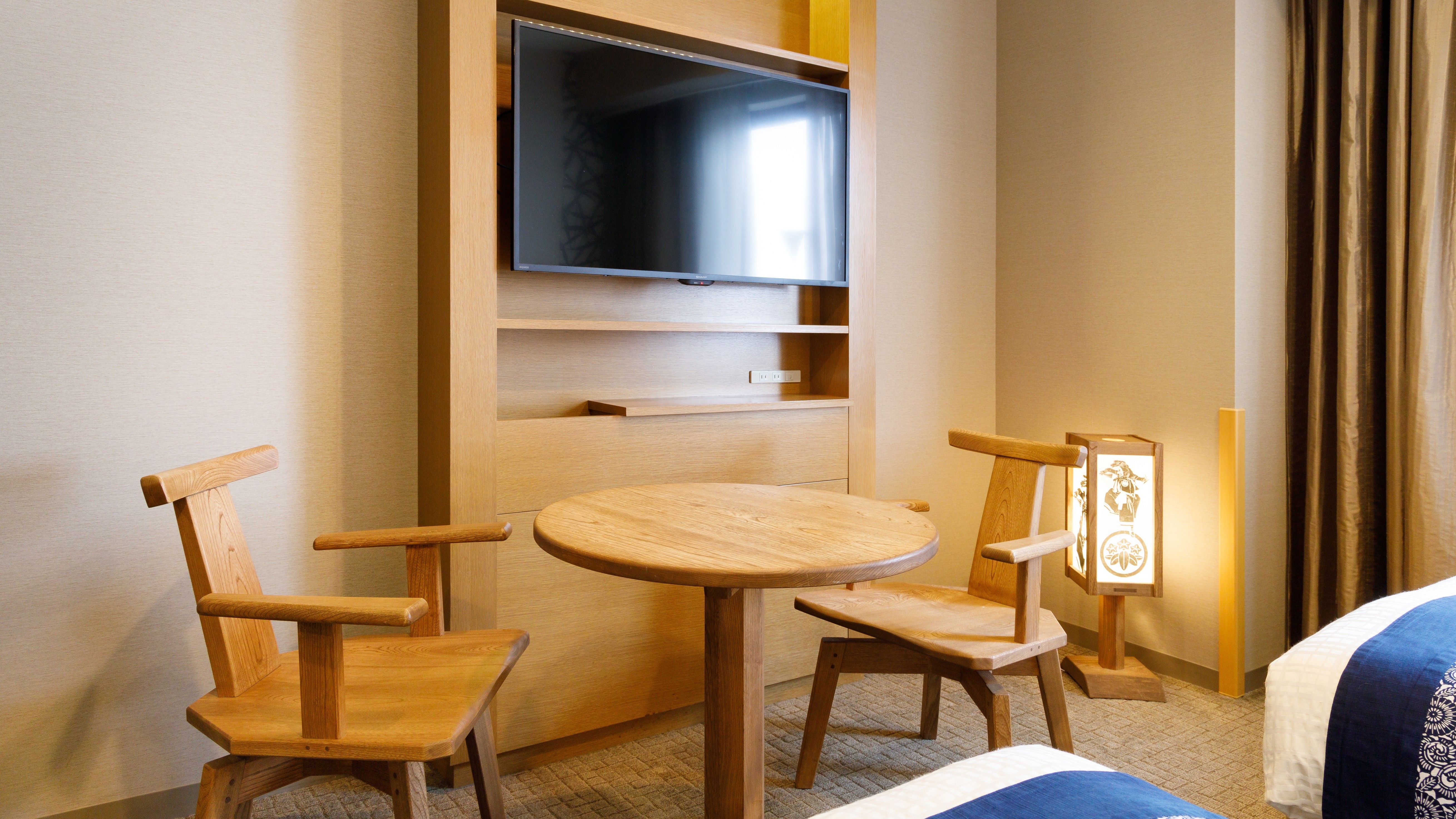 【コンセプトルーム 岩手traditional】20平米　ベッド：幅120cm&times;長さ195cm 2台