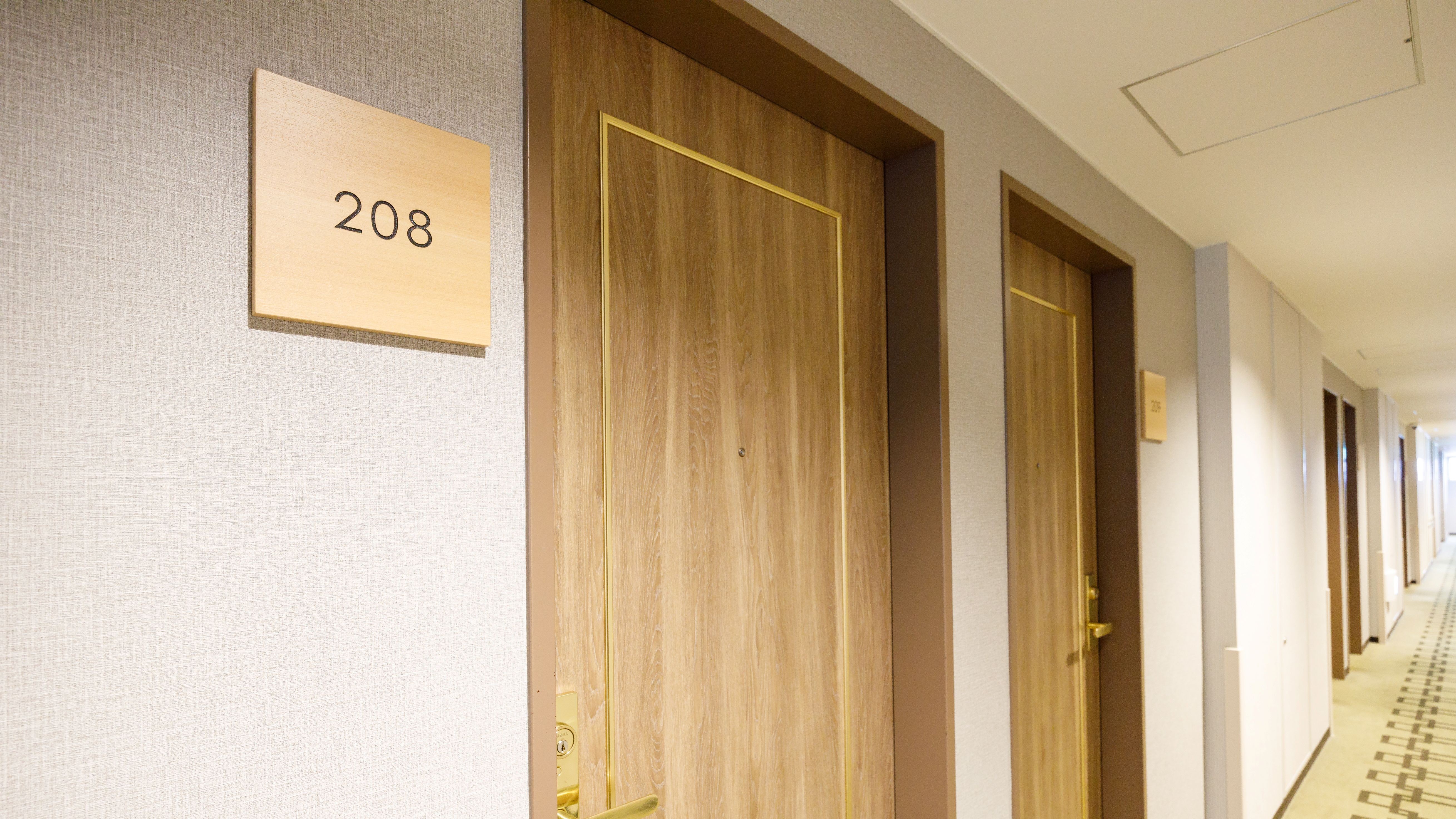 【温もりのある館内客室フロア】