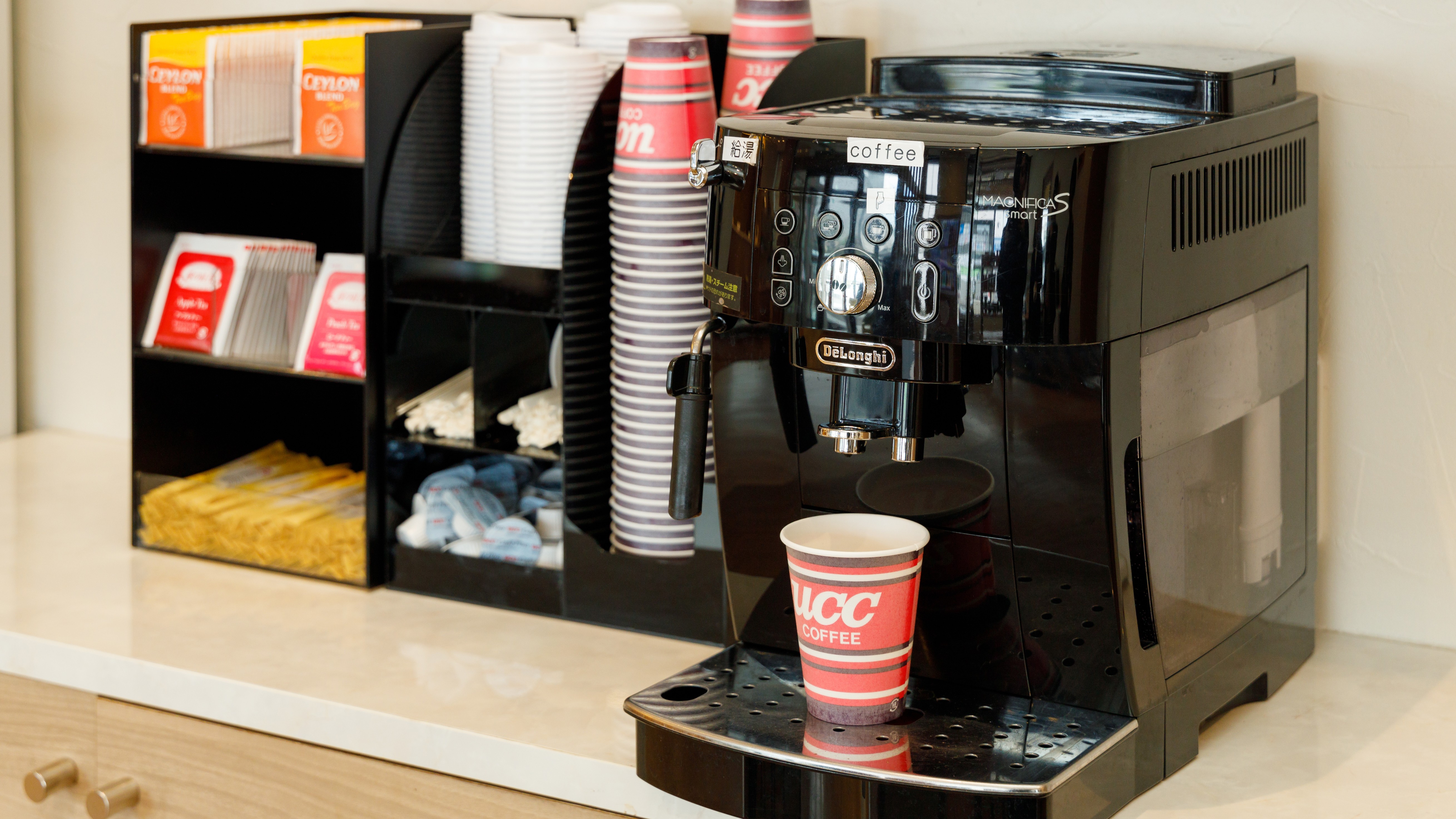 【館内設備　コーヒーマシーン】