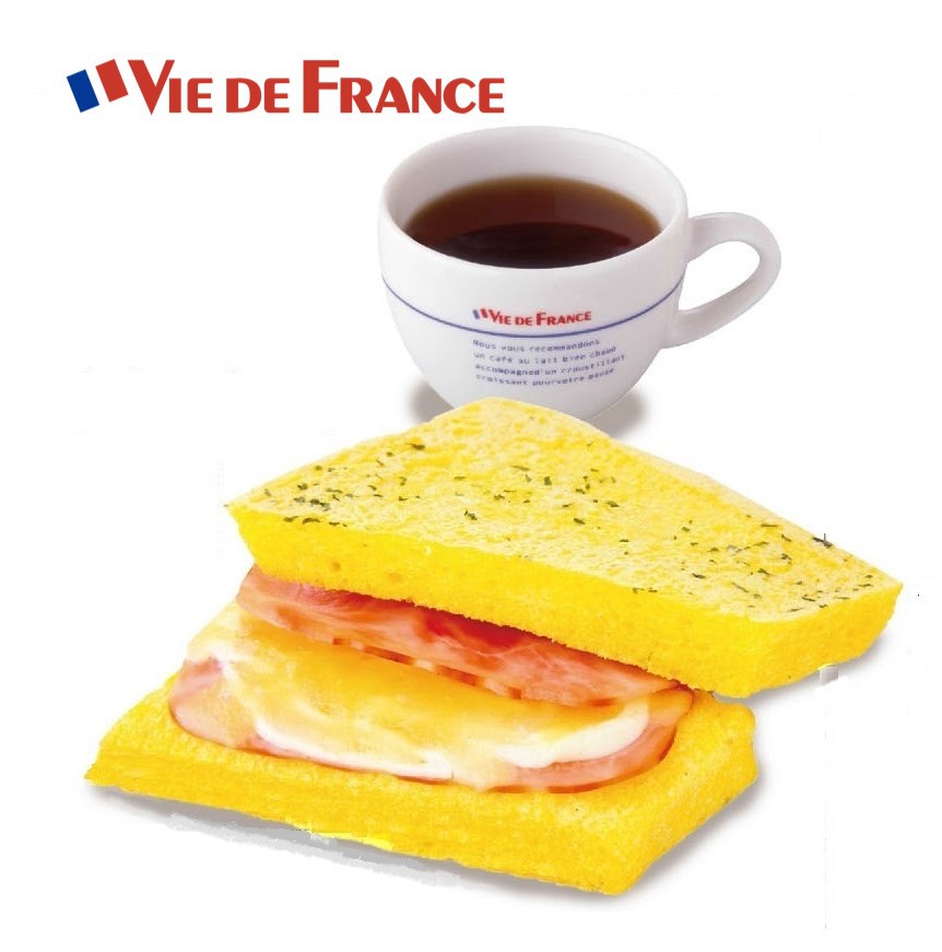 【テイクアウト軽朝食付】朝７時からOK！VIE DE FRANCEモーニングセット（引換券）付き