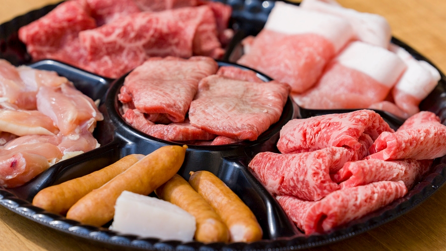 BBQセット / 6種類のお肉をご用意します