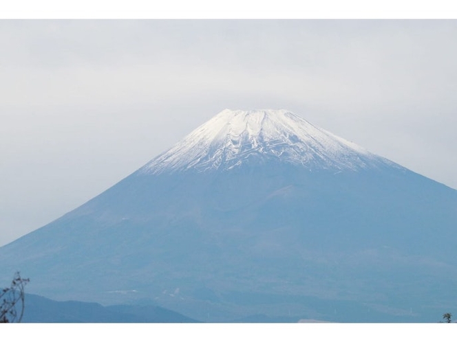 部屋から富士山見えます!