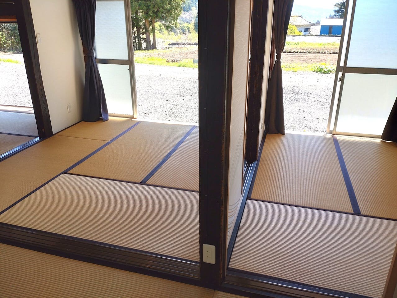 客室2。7.5畳、分けても使えます♪