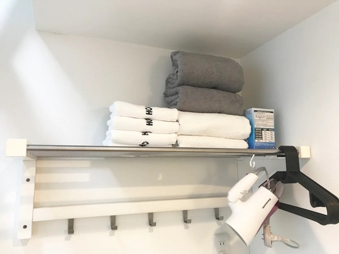 Towel, dryer, hanger/毛巾,吹风机,衣架
