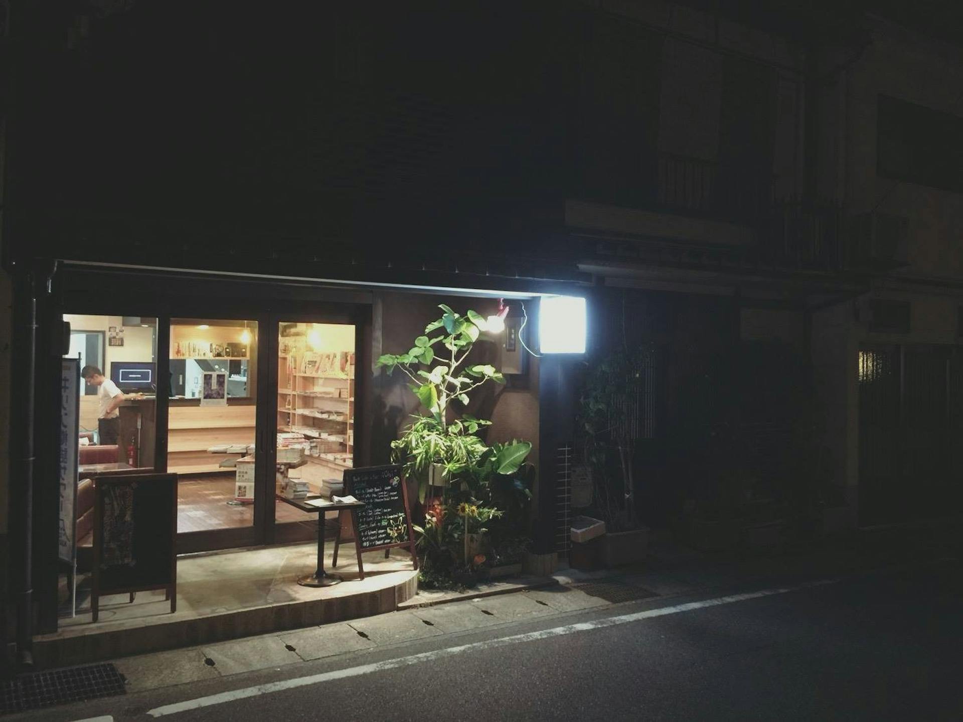 お店の入り口です。