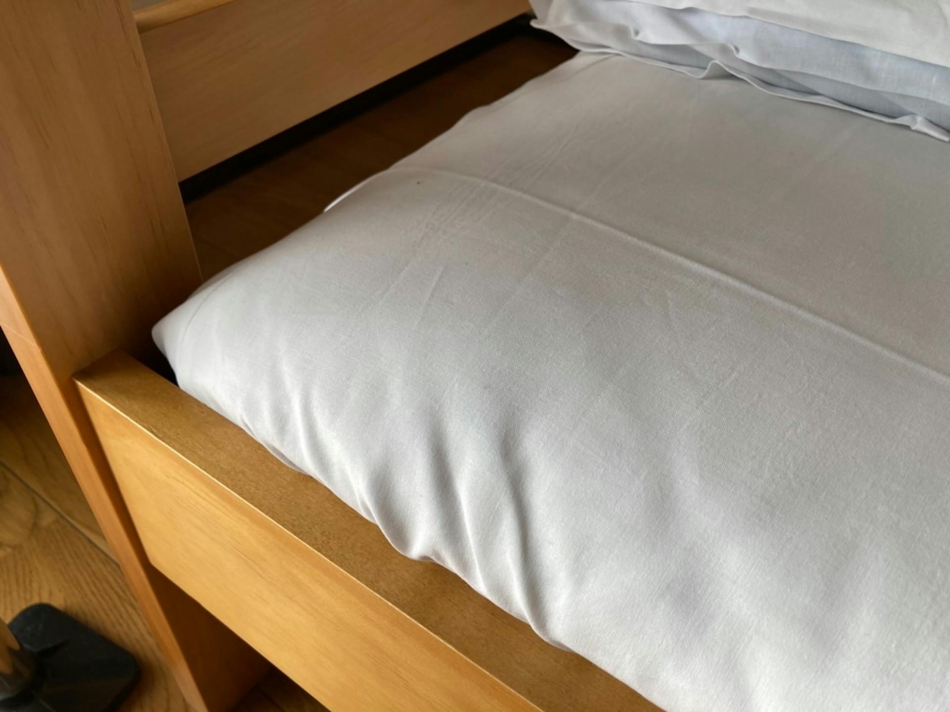 シーツは事前にセットさせていただいております。