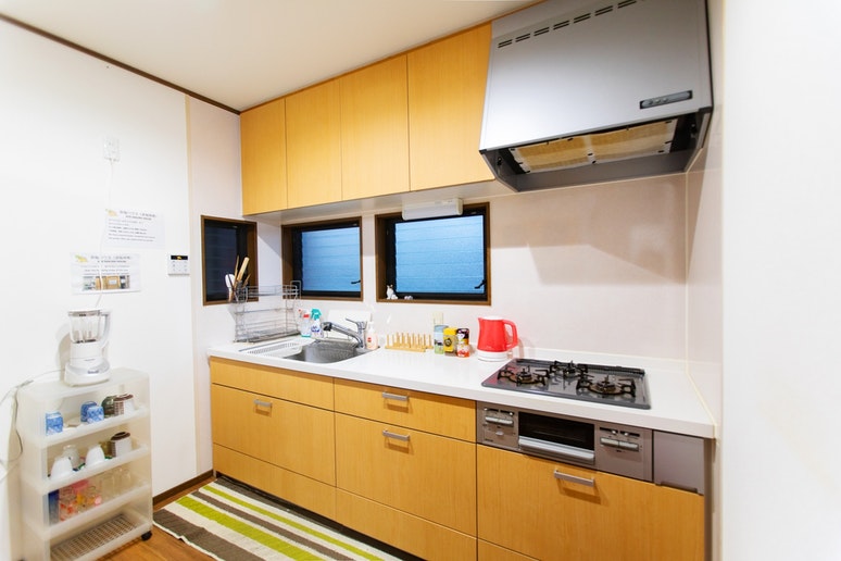 This is the kitchen, on the 2F.  Do you want to...