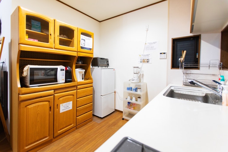 This is the kitchen, on the 2F.  Do you want to...