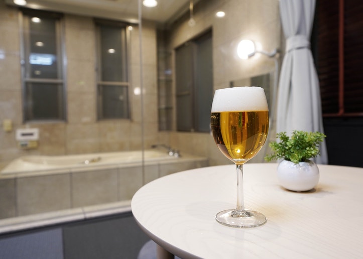 お風呂の後は、最高の1杯を!