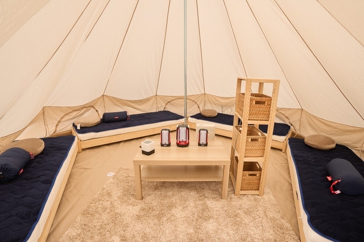 テントB|寝袋タイプ(キャンプの雰囲気)