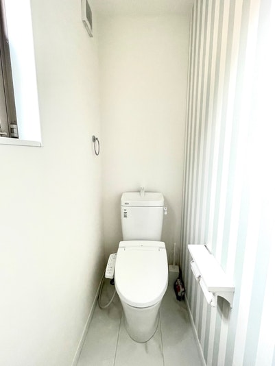 清潔なトイレは1階、2階の2カ所。