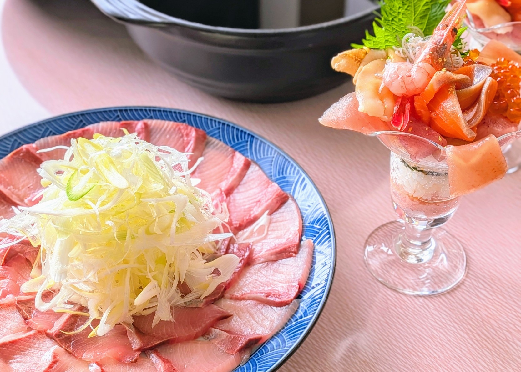 「佐渡島の金山」世界遺産登録１周年記念【美食旅】寿司パフェ＆ブリしゃぶ付きゴールドプラン＜2食付＞