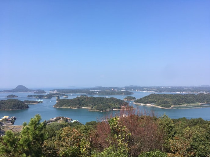 高舞登山展望台からの眺め