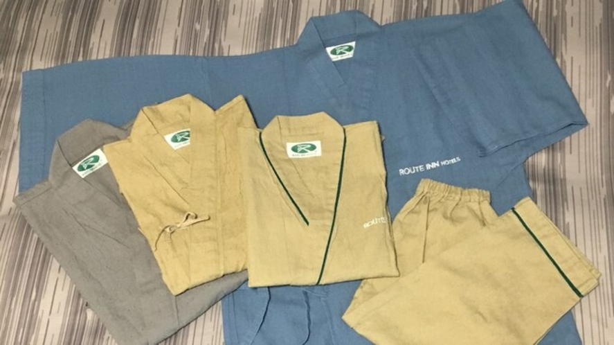 館内着（各サイズ用意あります）